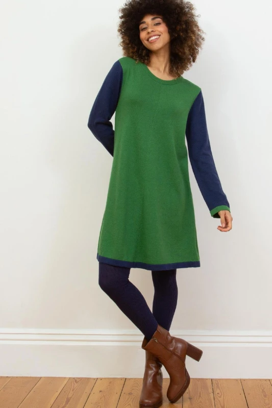 Image of Kite Womens Chebbard Knit Dress in Green Size: Small Green Female S