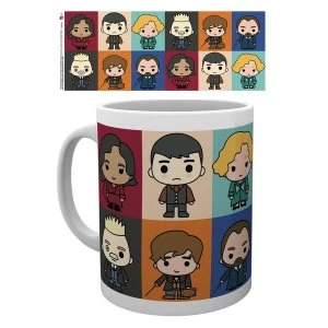 Image of Fantastic Beasts 2 Chibi Characters Mug