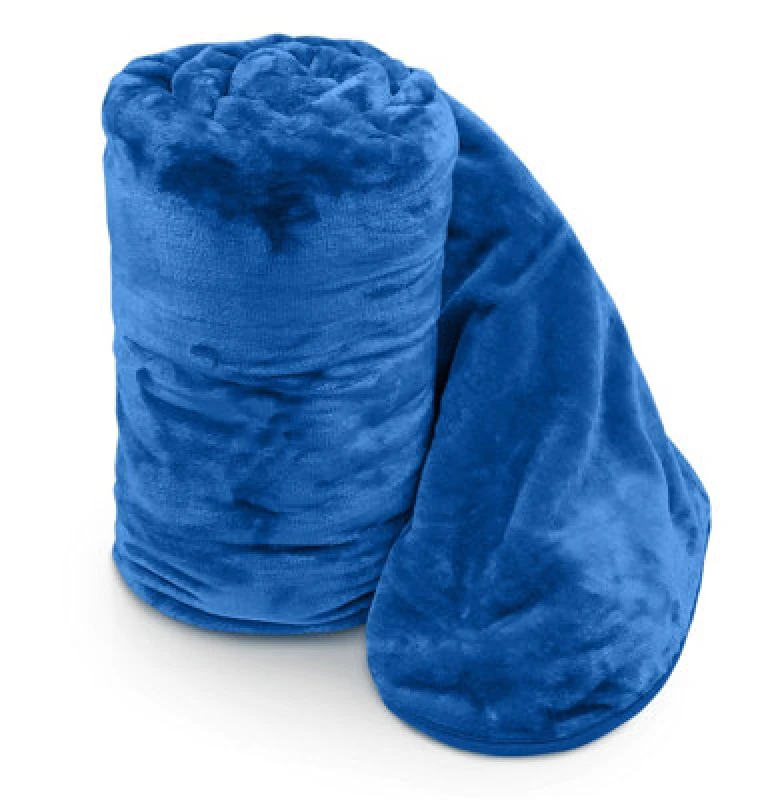 Image of Velosso Luxurious Ultra-Soft Plush Faux Mink Fur Throw Blanket - 200Cm X 240Cm, For Sofa, Bed - Royal Blue