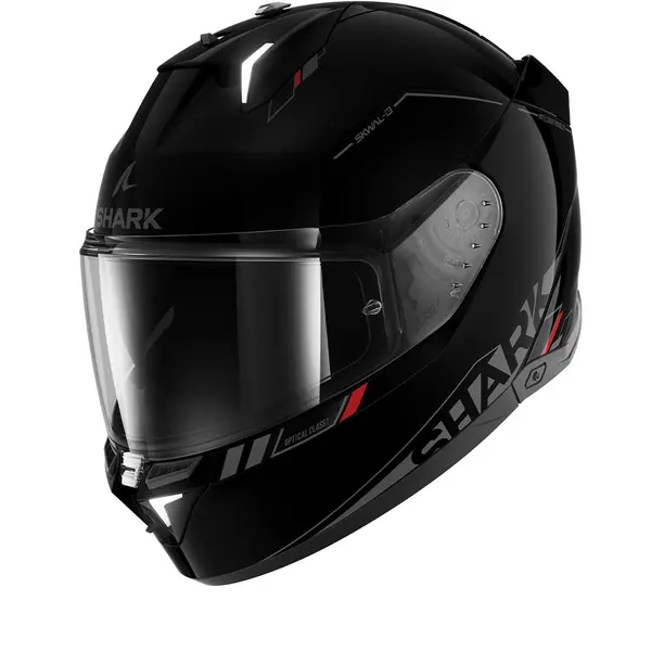 Image of Shark SKWAL i3 Blank SP Black Anthracite Red KAR Full Face Helmet M
