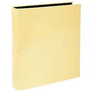 image of Aquarel Ring Binder 2D Rings 25mm, S40mm, Lemon, Pack of 10