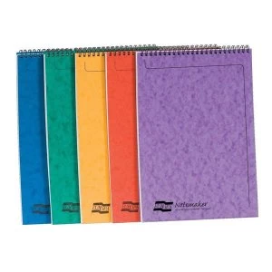 image of Europa Notemaker Pad Headbound Ruled 80gsm 120 Pages A4 Assorted A Ref 4870Z Pack 10