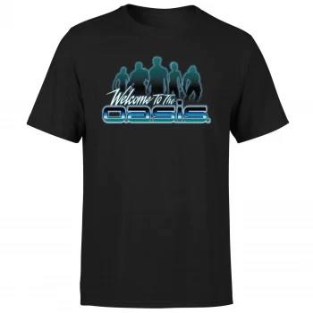 Image of Ready Player One Welcome To The Oasis T-Shirt - Black - 3XL - Black