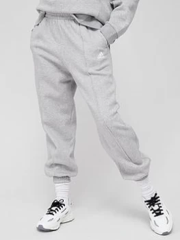 Image of adidas Studio Yoga Pants - Medium Grey Heather, Size S, Women