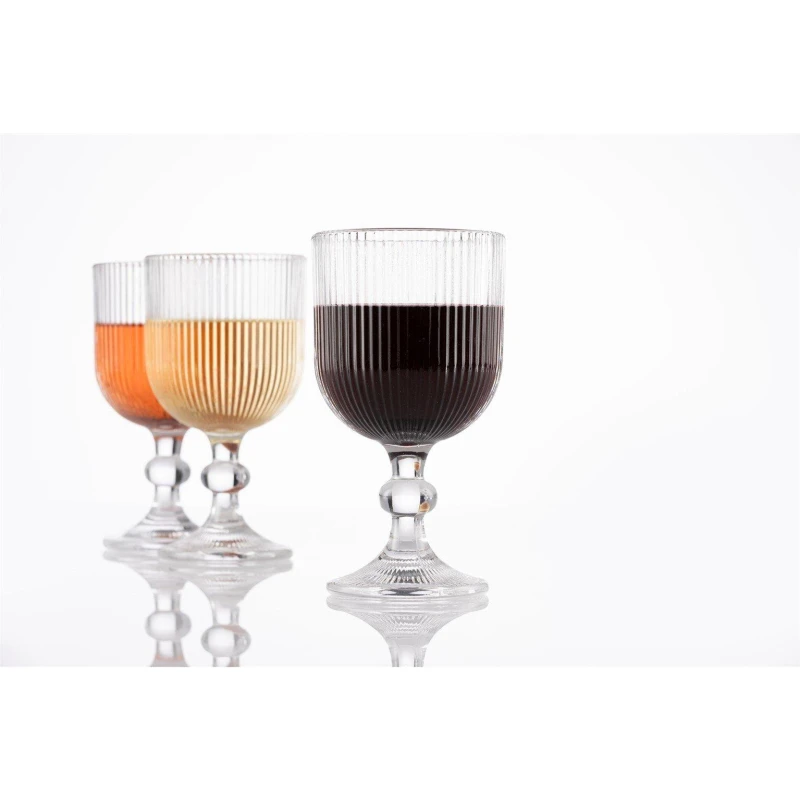 Image of Ravenhead Linea Set of 4 Wine Glasses 37cl Wine Glasses 1 Clear 71425269027