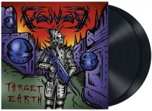 image of Voivod Target earth LP multicolor