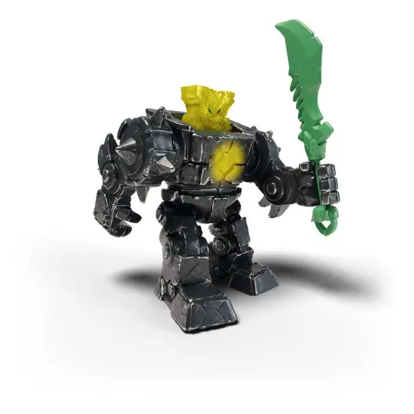 Image of Schleich Eldrador Mini Creatures Shadow Jungle Robot Toy Figure, 7 To 12 Years, Grey/Yellow (42600)
