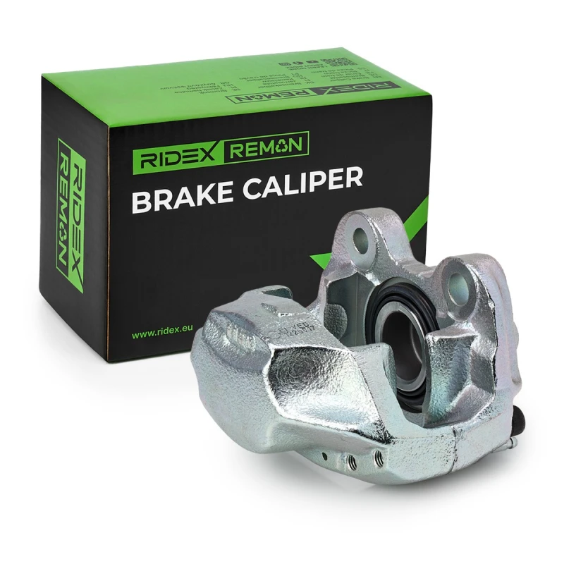 Image of RIDEX REMAN 78B0587R Brake caliper Front Axle Grey Cast Iron Brake Caliper (78)