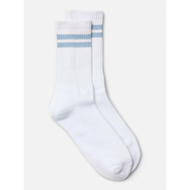 Image of Vero Moda Mel Stripe Sock Crew Socks One Size White 41535830050