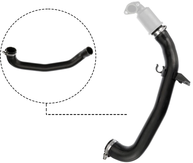 Image of GATES Radiator hose GATES 05-4174