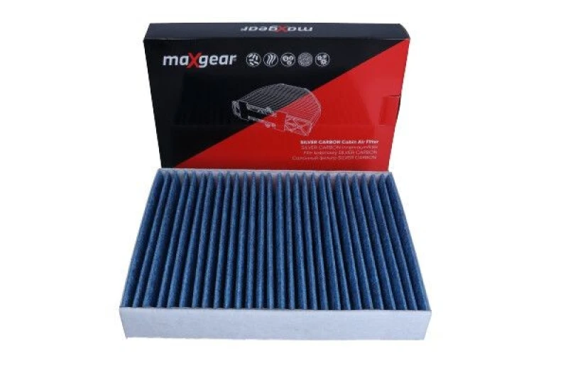 Image of MAXGEAR 26-1801 Pollen filter SILVER CARBON with anti-allergic effect Filter,interior air (424)