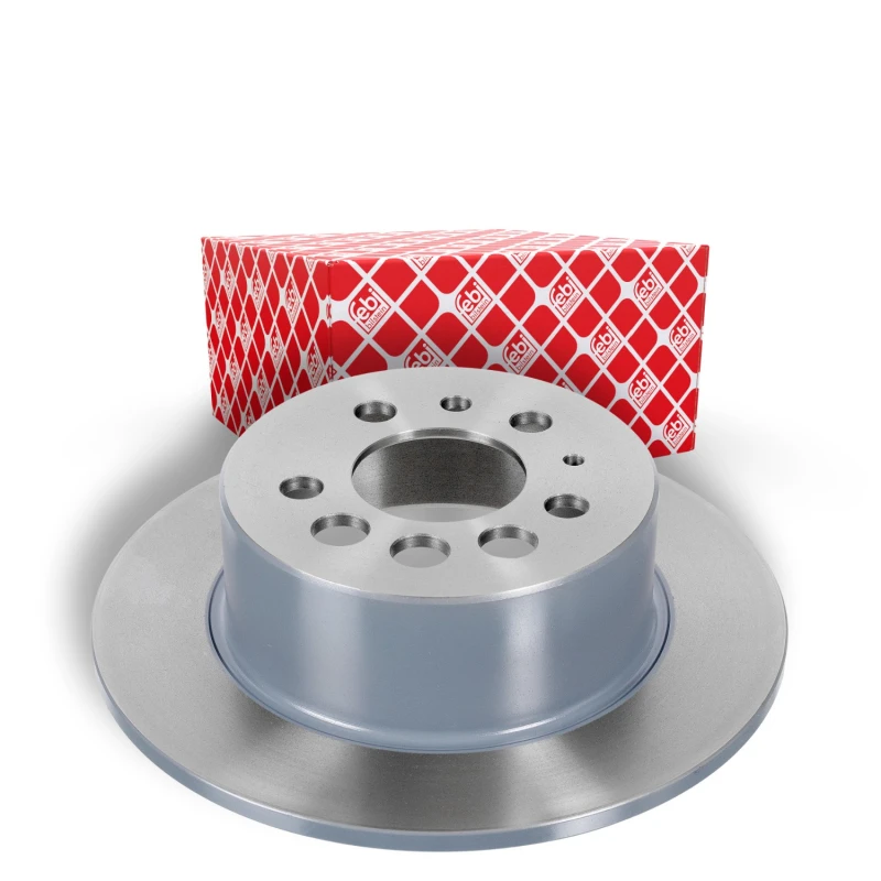 Image of FEBI BILSTEIN 11449 Brake disc Rear Axle, solid, Coated Brake Disc (82)