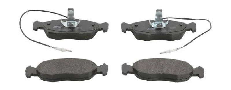 Image of JURID 571509J Brake pad set incl. wear warning contact, without accessories Brake Pad Set,disc brake (402)