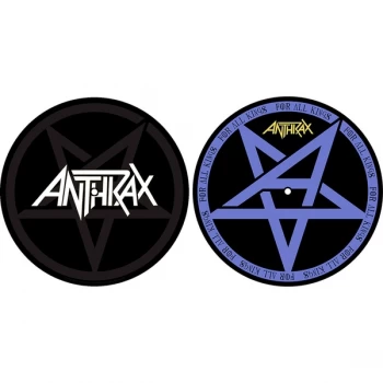 image of Anthrax - Pentathrax / For All Kings Turntable Slipmat Set