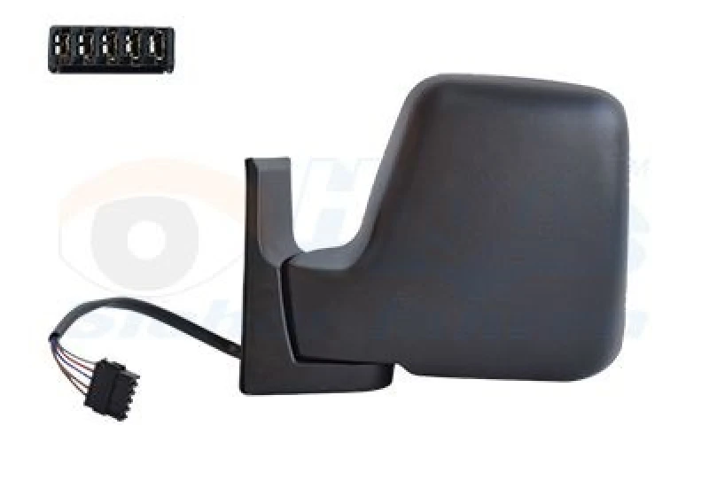 Image of VAN WEZEL Wing mirror VAN WEZEL 1610807