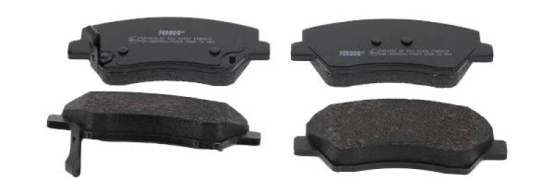 Image of FERODO FDB5532 Brake pad set PREMIER ECO FRICTION with acoustic wear warning, without accessories Brake Pad Set,disc brake (402)