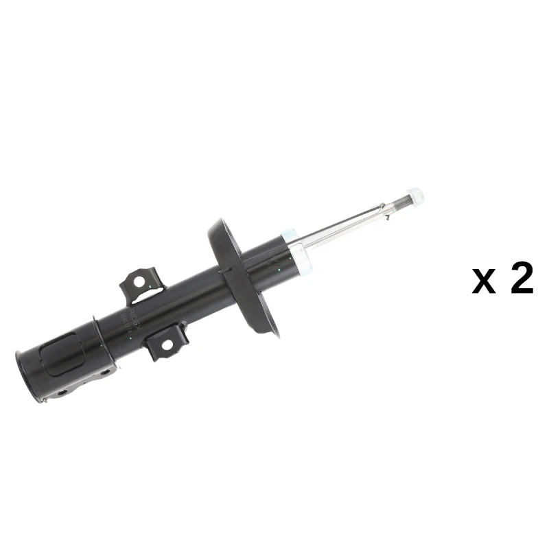 Image of RIDEX 854S21227 Shock absorber Front Axle, Gas Pressure, Twin-Tube, Suspension Strut, Top pin Shock Absorber (854)