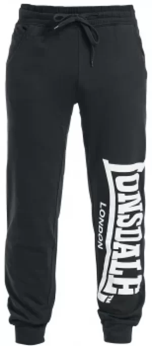 Image of Lonsdale London Logo Large Tracksuit Trousers black