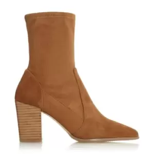 image of Dune London Ostene Heeled Boots - Brown