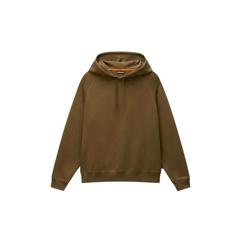Image of Hooded Sweatshirt Napapijri French Terry Nedles Vert Male S