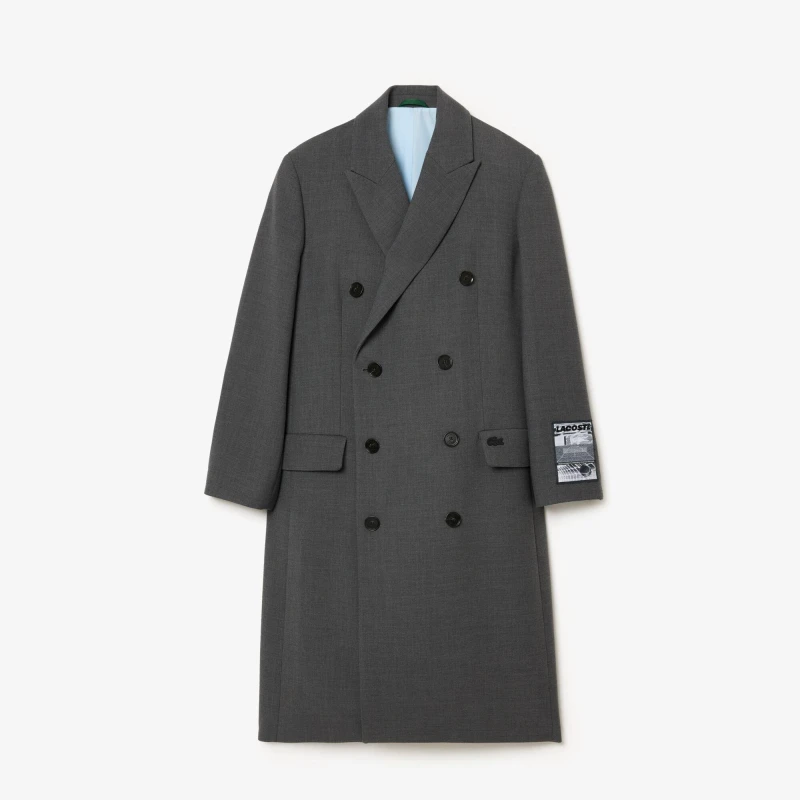 Image of Lacoste Mens Blouson Overcoat Pitch Chine male S