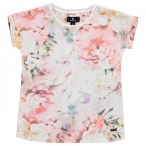 image of Firetrap Flower Print T Shirt Infant Girls - Femme Floral