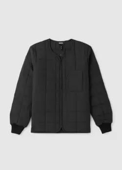 Image of Rains Mens Liner Jacket W1T1 In Black