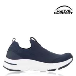 Image of Slazenger Curve Support Sock Trainers Ladies - Blue