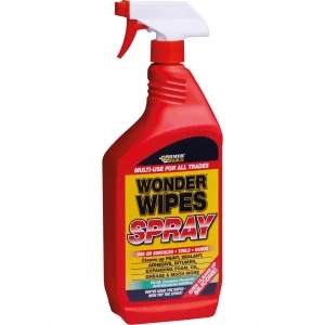 Image of Everbuild Multi Use Wonder Wipes Spray 1l