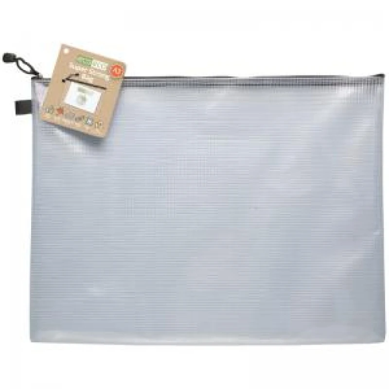 Image of Eco Eco A3 95% Recycled Super Strong Bag A3 Clear eco040-S