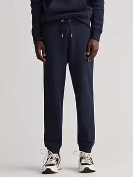 Image of GANT Archive Shield Joggers - Evening Blue, Evening Blue, Size 3XL, Men
