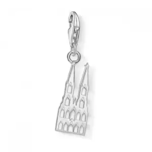 image of Thomas Sabo Silver Cologne Cathedral Charm 1160-001-12