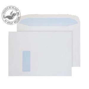 Image of Blake Purely Everyday C4 100gm2 Gummed Window Mailer Envelopes White