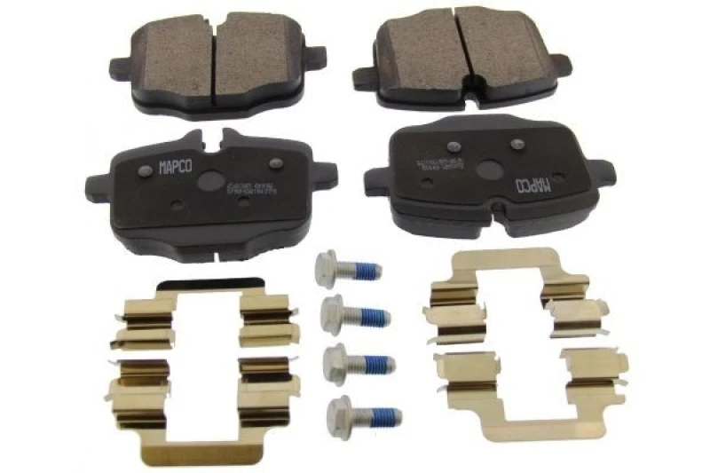 Image of MAPCO 6033HPS Brake pad set Rear Axle, excl. wear warning contact, with accessories, with brake caliper screws Brake Pad Set,disc brake (402)