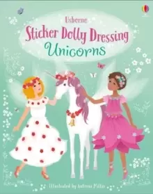 Image of Sticker Dolly Dressing Unicorns