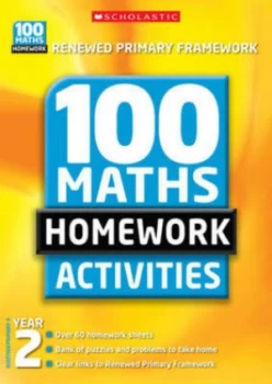 Image of 100 Maths Homework Activities Year 2 by Caroline Clissold Paperback