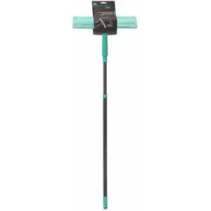 Image of JVL - Super-Absorbent Window Cleaner with Extendable Pole, Turquoise