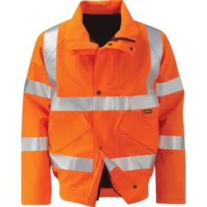 image of Gore-Tex 2XL Colorado Orange Bomber Jacket