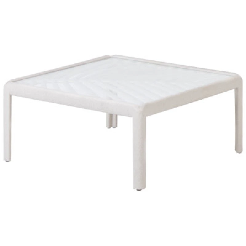 Image of Beliani Garden Coffee Table Ferretti 69cm 69cm Light Beige