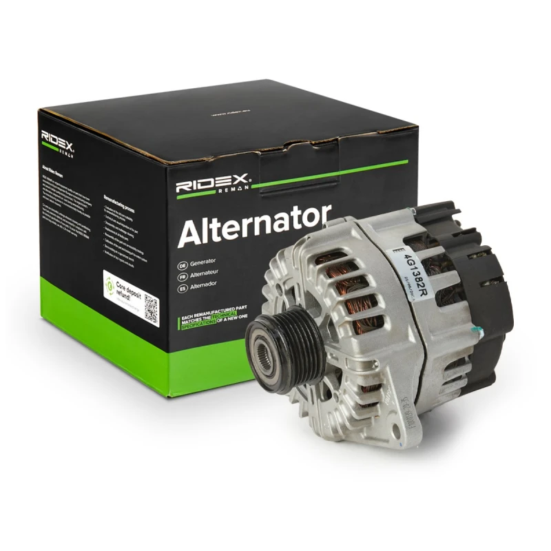 Image of RIDEX REMAN Alternator RIDEX REMAN 4G1382R