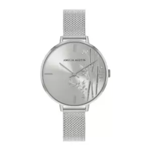 image of Bamboo Ladies Silver Stainless Steel Dial Watch