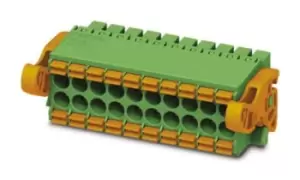 image of Phoenix Contact Dfmc 1,5/ 3-St-3,5-Lr Terminal Block, Pluggable, 3Pos, 16Awg