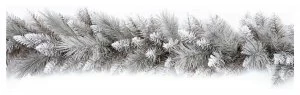 image of Premier Decorations 1.8m Silver Tip Garland