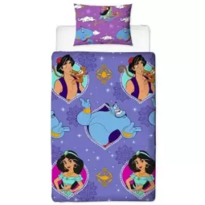 image of Sunset Duvet Cover Set (Double) (Purple) - Purple - Aladdin