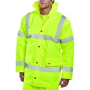 Image of Constructor Jacket Saturn Yellow Large Class 3 visibility and class 3