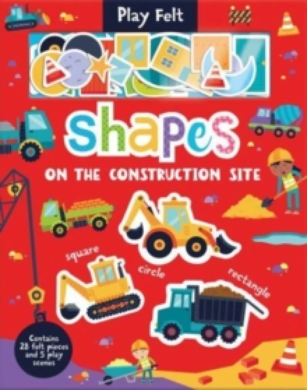 Image of Kit Elliot Shapes On The Construction Site Book Multi unisex