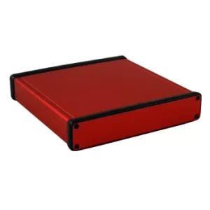 Image of Hammond 1455R1601RD Extruded Aluminium Enclosure 160 x 165 x 30.5m...