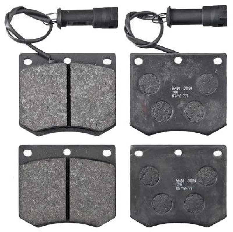 Image of A.B.S. 36486 Brake pad set with integrated wear sensor Brake Pad Set,disc brake (402)