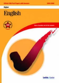 Image of English Higher Sqa Past Papers Paperback