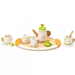 Image of Hape Tea Set for Two Wooden Playset